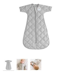Dreamland Weighted Transition Swaddle Moon Grey NWT 3-6M